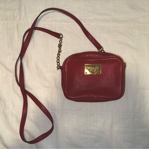 Vintage Michael Kors Leather Crossbody Mini Bag